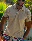 Beige Pomegranate Polo