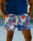 Blue Pomegranate Swim Shorts