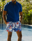 Blue Pomegranate Swim Shorts