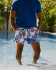 Azure Blue Pomegranate Polo