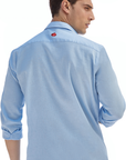 Blue Pomegranate Linen Shirt