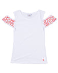 White Calligraphy Women T-Shirt