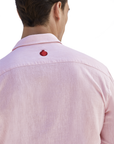 Pink Pomegranate Linen Shirt