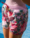 Pink Pomegranate Swimshorts