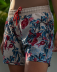 Beige Pomegranate Swimshorts