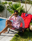 Pink Pomegranate Linen Shirt