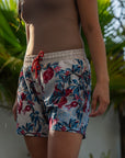 Beige Pomegranate Swimshorts