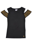 Black Calligraphy Women T-Shirt